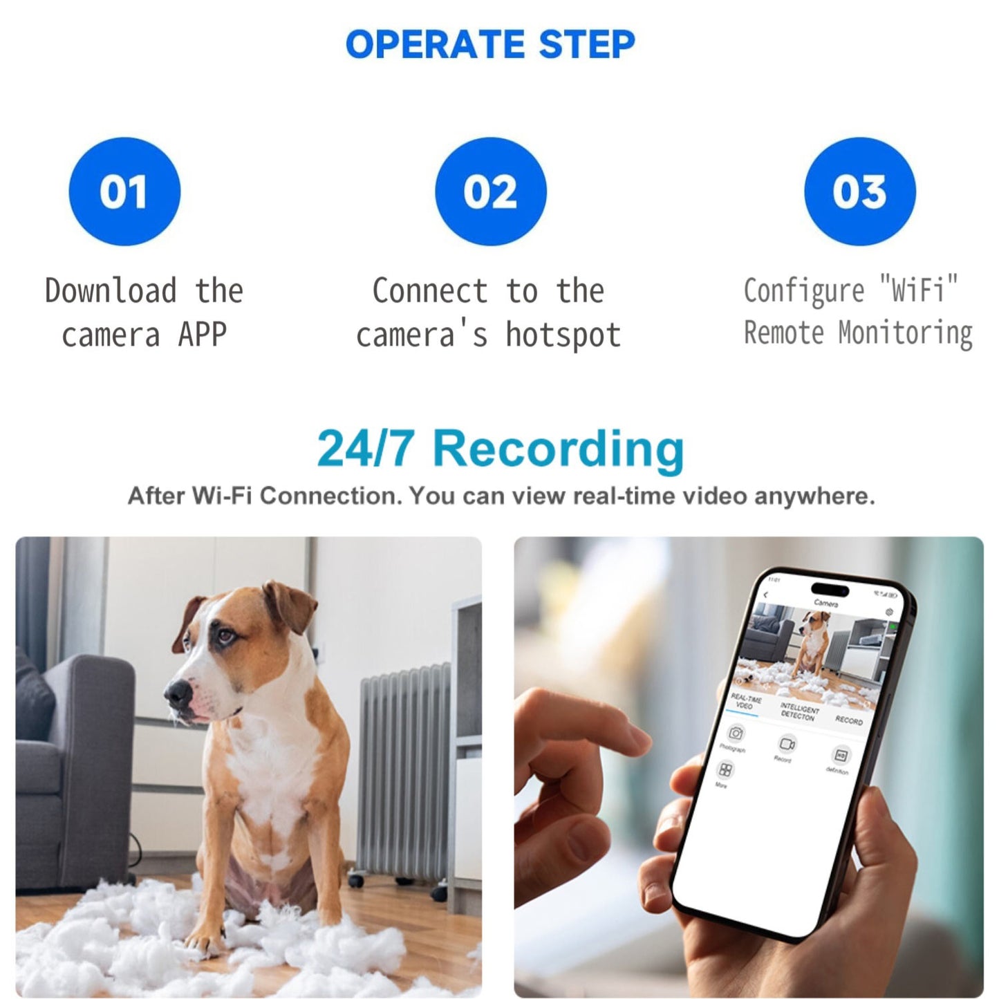 Wireless Mini Power Strip Camera,Wall Outlet WiFi Camera,Home Camera,Indoor Security Camera,Nanny Camera