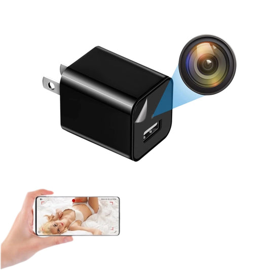 Mini Camera Charger, Wireless USB Camera for Home Indoor Use, Ultra - Small WiFi Security Camera, 1080P Nanny Camera for Home